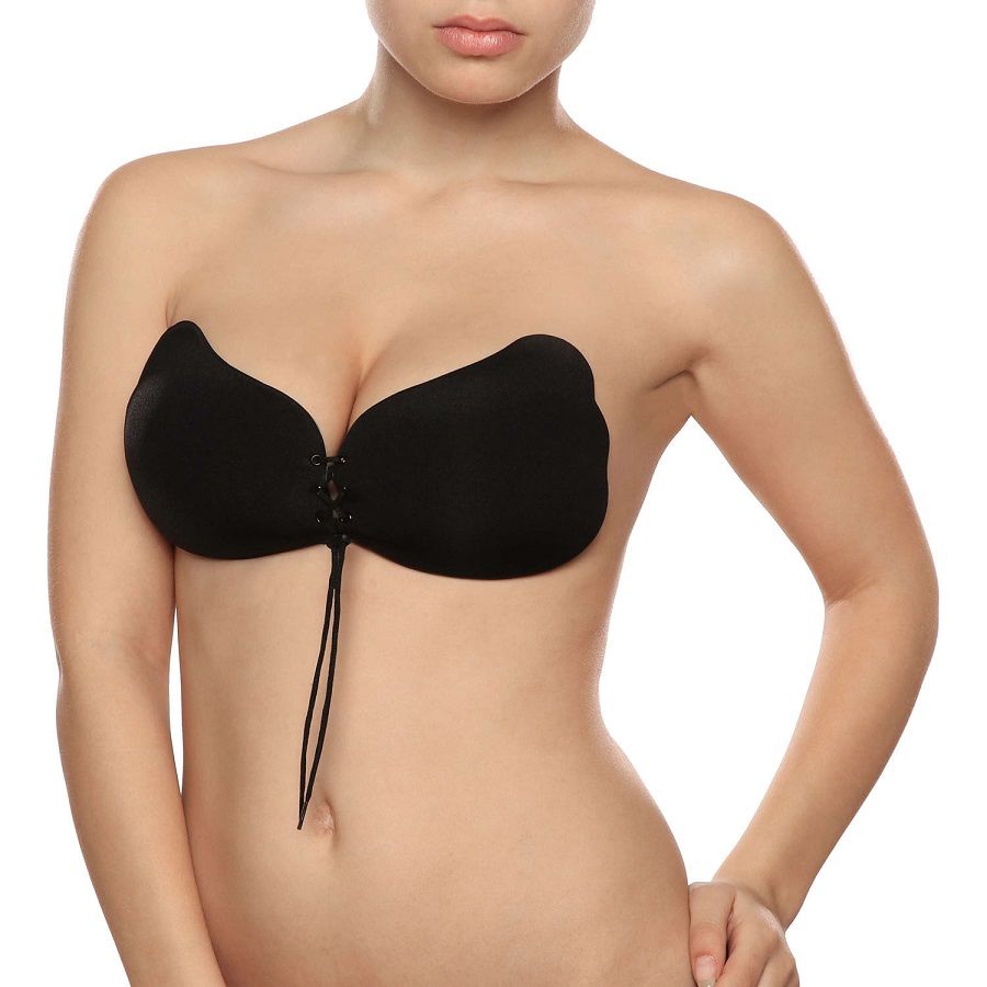 BYE-BRA - LACE-IT REFORÇO PUSH-UP PRETO COPA B