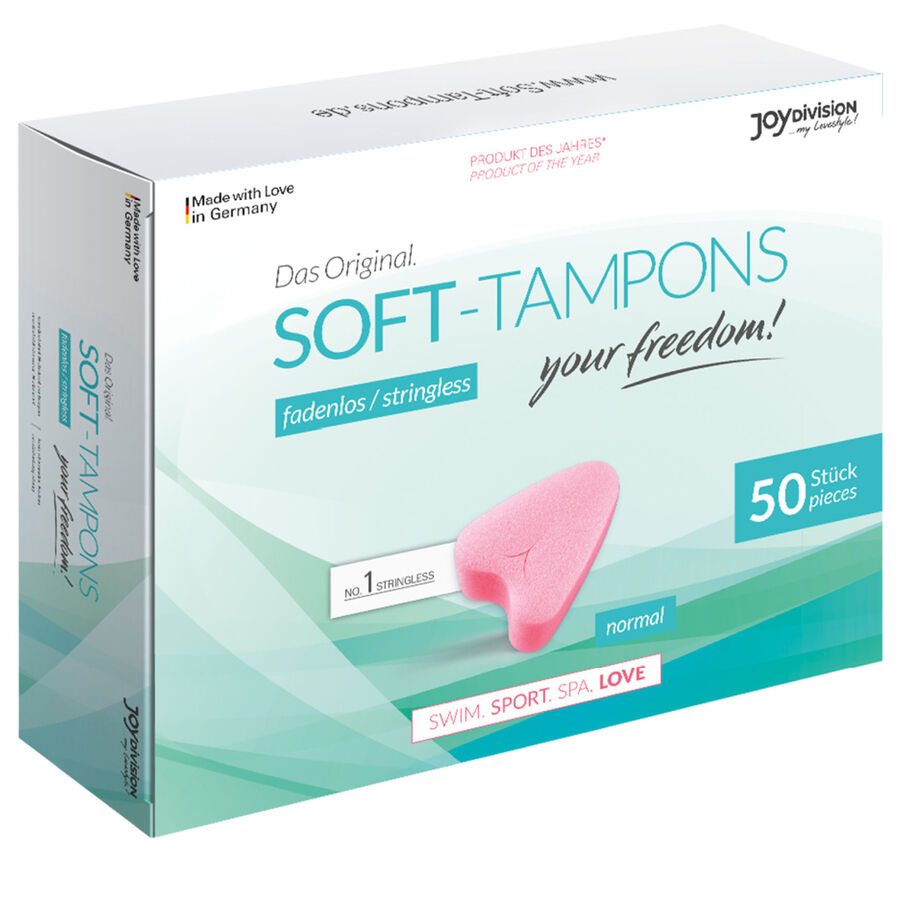 JOYDIVISION SOFT-TAMPONS - TAMPÕES SUAVES ORIGINAIS 50 UN.