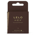 PRESERVATIVOS LELO HEX RESPECT XL 3 UNIDADES