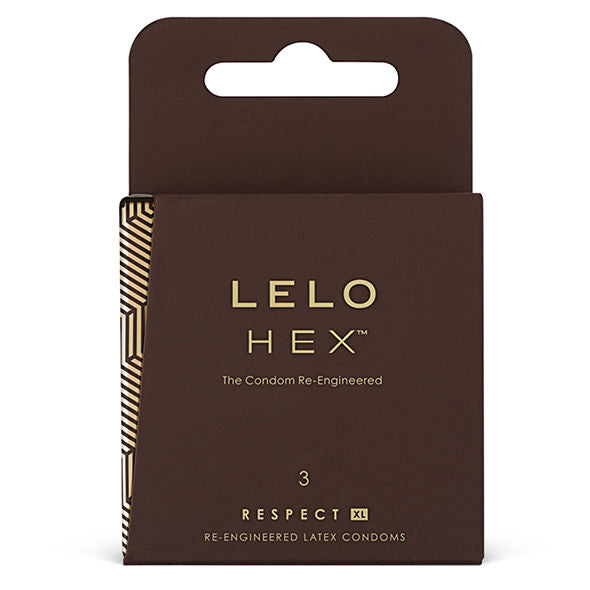 PRESERVATIVOS LELO HEX RESPECT XL 3 UNIDADES