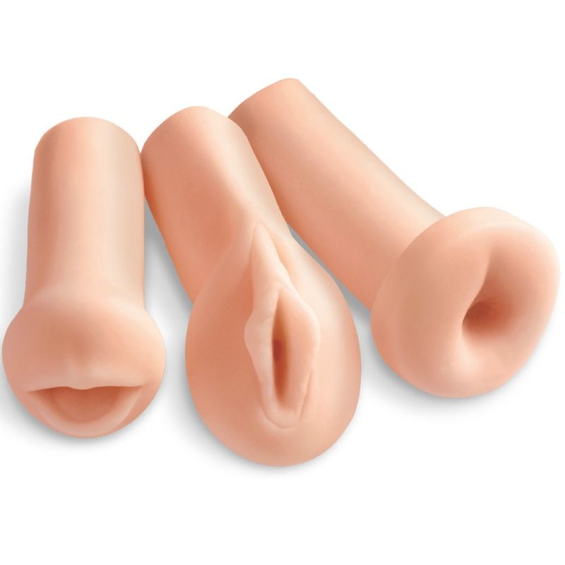 EXTREME TOYZ - CONJUNTO DE 3 BURACOS 3 MASTURBADORES