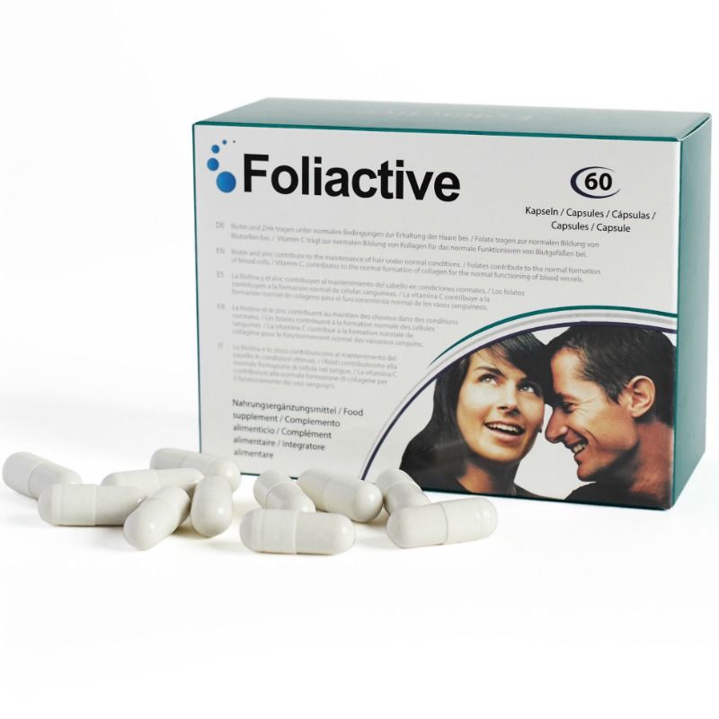 500 COSMETICS - CÁPSULAS FOLIACTIVES SUPLEMENTO ALIMENTAR QUEDA DE CABELO