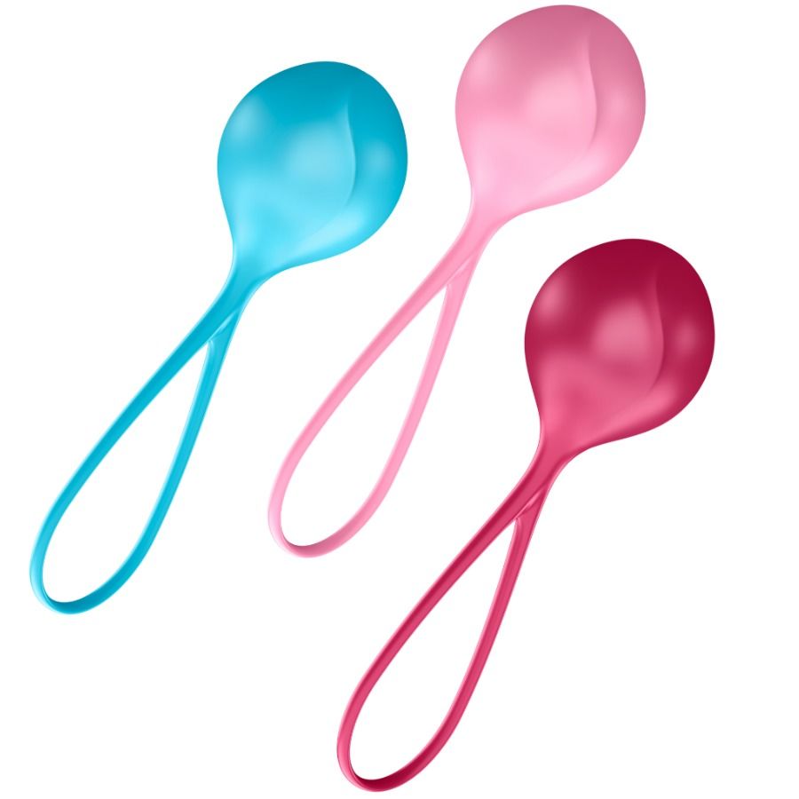 SATISFYER - CONJUNTO DE EXERCÍCIOS LOVEBALLS 3