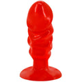 BAILE - PLUG ANAL UNISSEXO COM VENTOSA VERMELHO