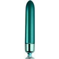 ROCKS-OFF - VIBRADOR EM FORMA DE BOLA COM PÉTALAS DE PAVÃO EM VELUDO