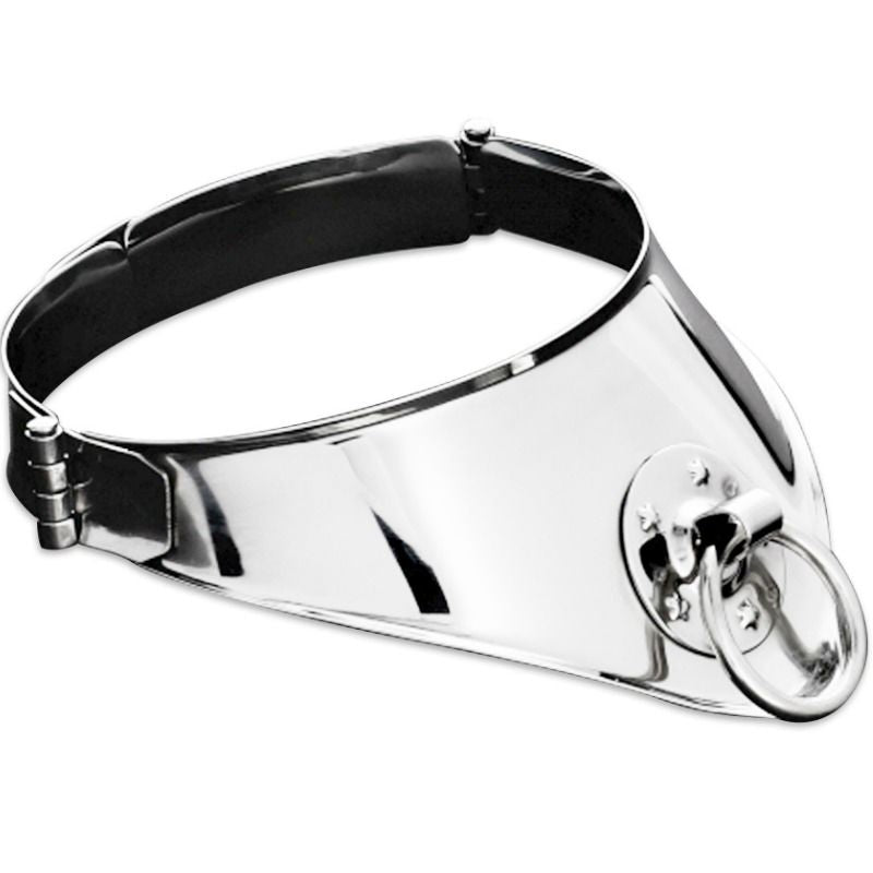 METAL HARD - COLEIRA DE RETENÇÃO COM ARGO E CADEADO 12,5 CM
