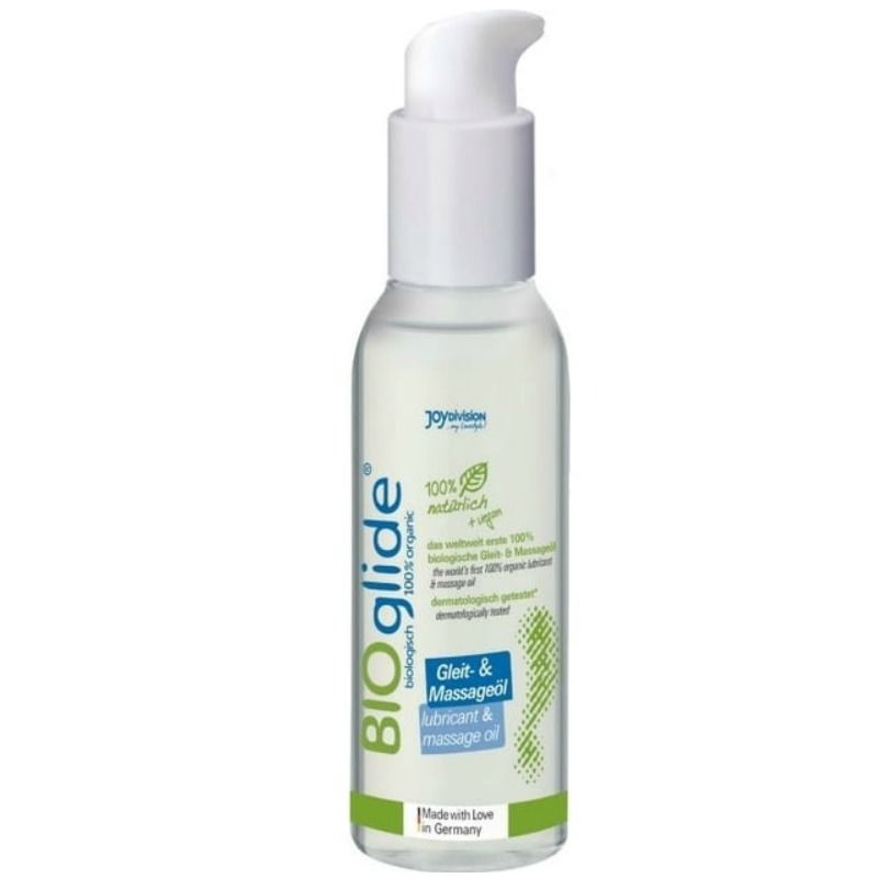 BIOGLIDE - LUBRIFICANTE E ÓLEO DE MASSAGEM BIO 125 ML