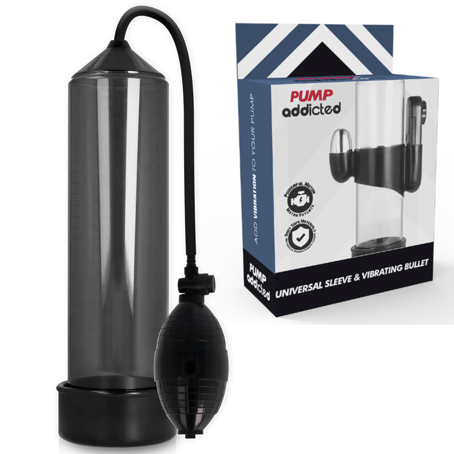 PUMP ADDICTED - VIBRADOR RX3 PRETO