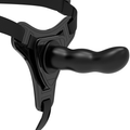 ARNÊS FÉTICHE SUBMISSO - SILICONE PRETO PONTO G 16 CM