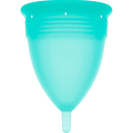 STERCUP - COPO MENSTRUAL DE SILICONE FDA ÁGUA-MARINHA - TAMANHO L