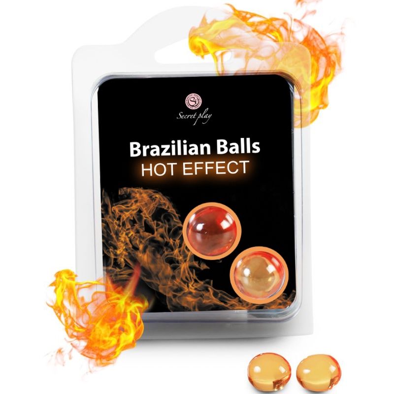 SECRETPLAY - BOLAS BRASILEIRAS EFEITO AQUECEDOR 2 UNIDADES