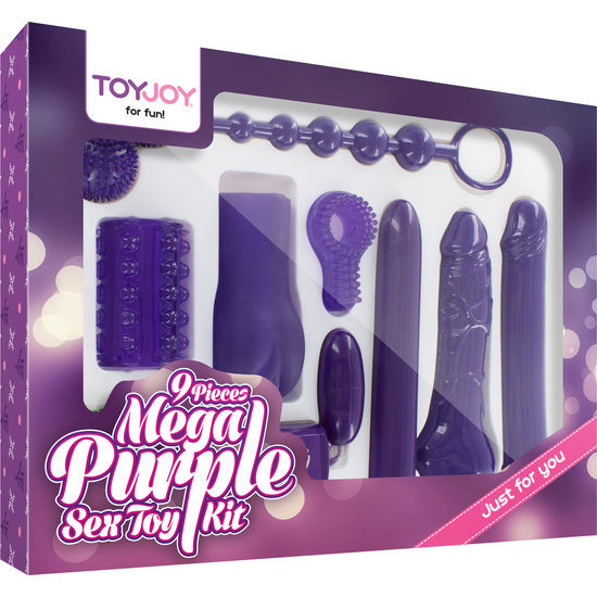 TOYJOY - JUST FOR YOU CONJUNTO DE BRINQUEDOS SEXUAIS MEGA PÚRPURA