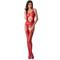 PAIXÃO - SENHORA BS057 BODYSTOCKING VERMELHO TAMANHO ÚNICO