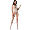 PASSION - MULHER BS058 BODYSTOCKING BRANCO TAMANHO ÚNICO