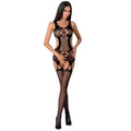 PASSION - MULHER BS066 BODYSTOCKING PRETO TAMANHO ÚNICO