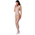 PASSION - SENHORA BS067 BODYSTOCKING BRANCO TAMANHO ÚNICO