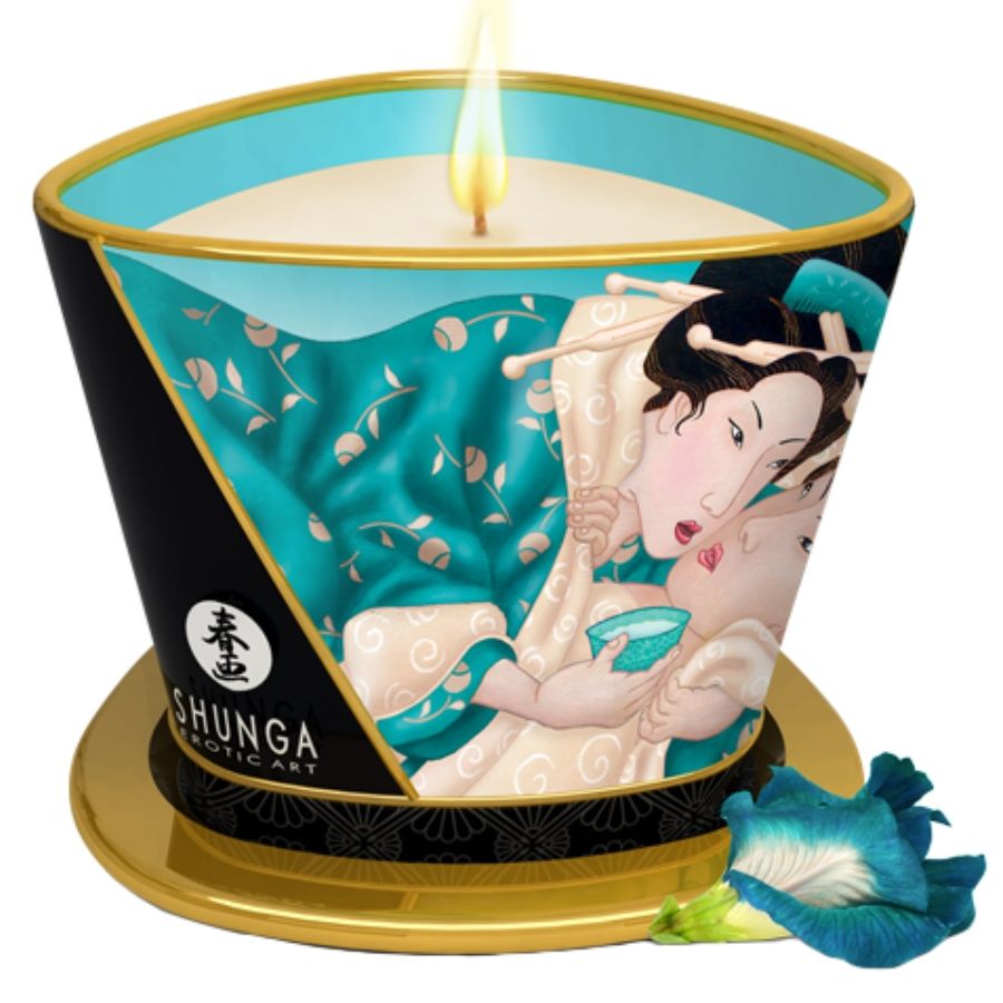 SHUNGA - VELA DE MASSAGEM FLORES DAS ILHAS 170 ML