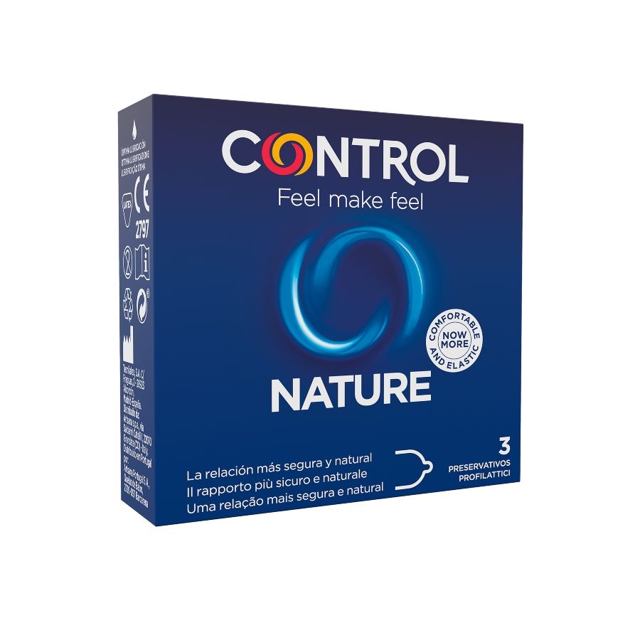 CONTROLO - PRESERVATIVOS ADAPTA NATURE 3 UNIDADES