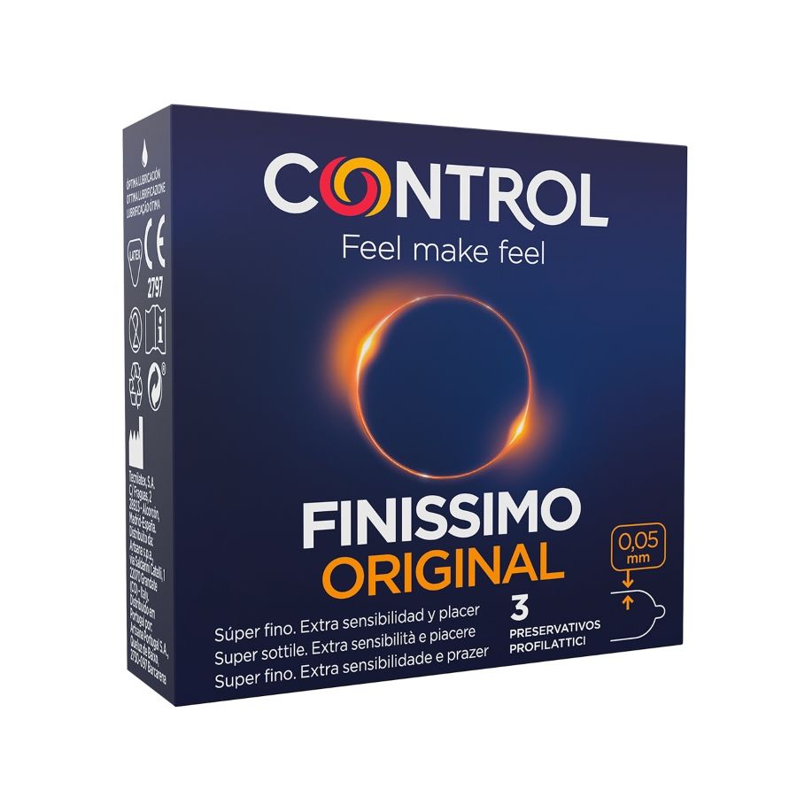 CONTROLO - PRESERVATIVOS FINISSIMO 3 UNIDADES