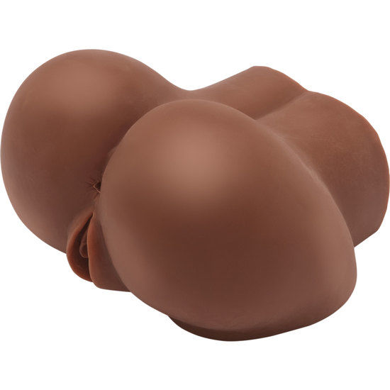 ACT - MASTURBADOR REALISTA BIG ASS COM VIBRADOR CASTANHO