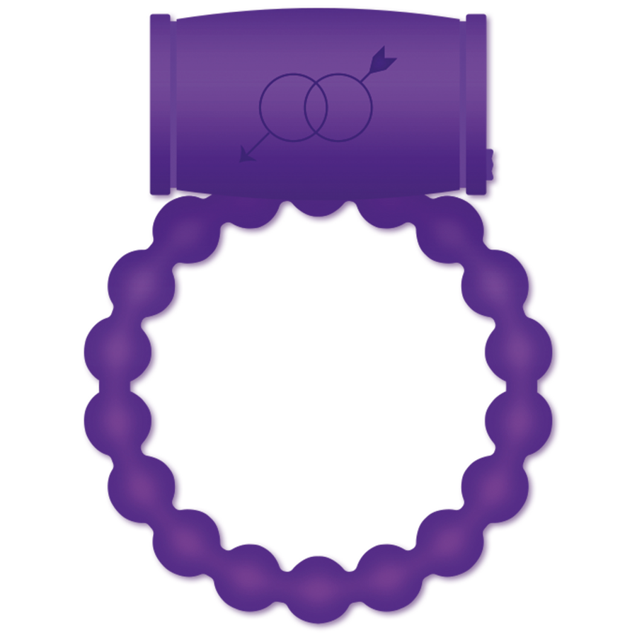 CASUAL LOVE - ANEL VIBRADOR PARA CASAL 25 ROXO