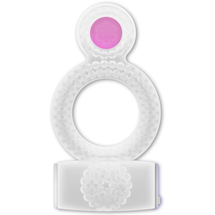 CASUAL LOVE - ANEL TRANSPARENTE DUPLO PRAZER