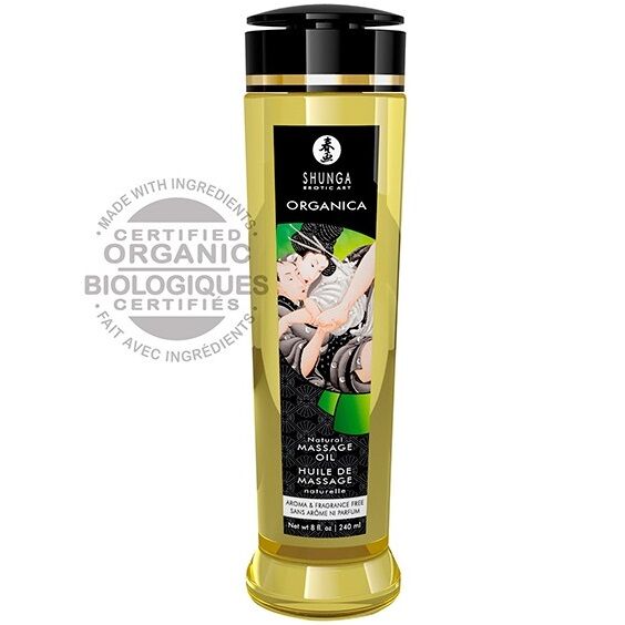 SHUNGA - ÓLEO DE MASSAGEM NATURAL BIOLÓGICO 240 ML