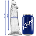 XRAY DILDO TRANSPARENTE 16,5 CM X 4 CM