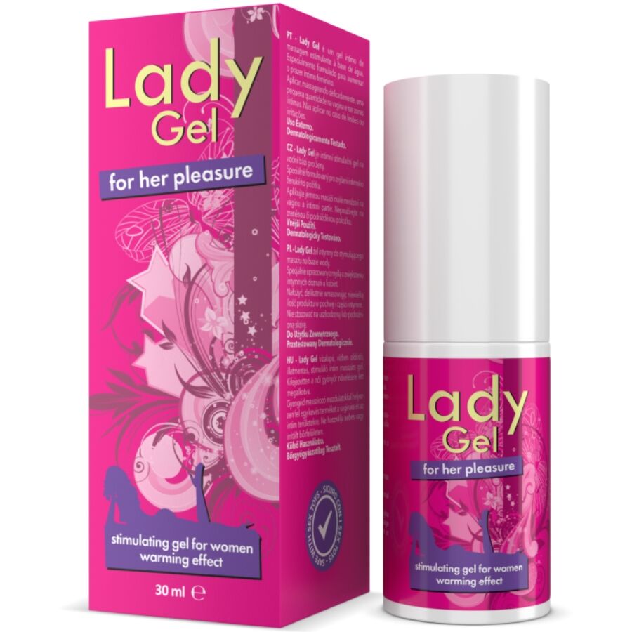 INTIMATELINE - LADY GEL PARA PRAZER GEL ESTIMULANTE COM EFEITO AQUECEDOR ELLA 30 ML