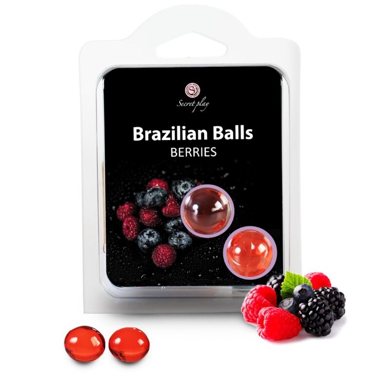 SECRETPLAY - 2 BOLAS BRASILEIRAS FRUTOS SILVESTRES