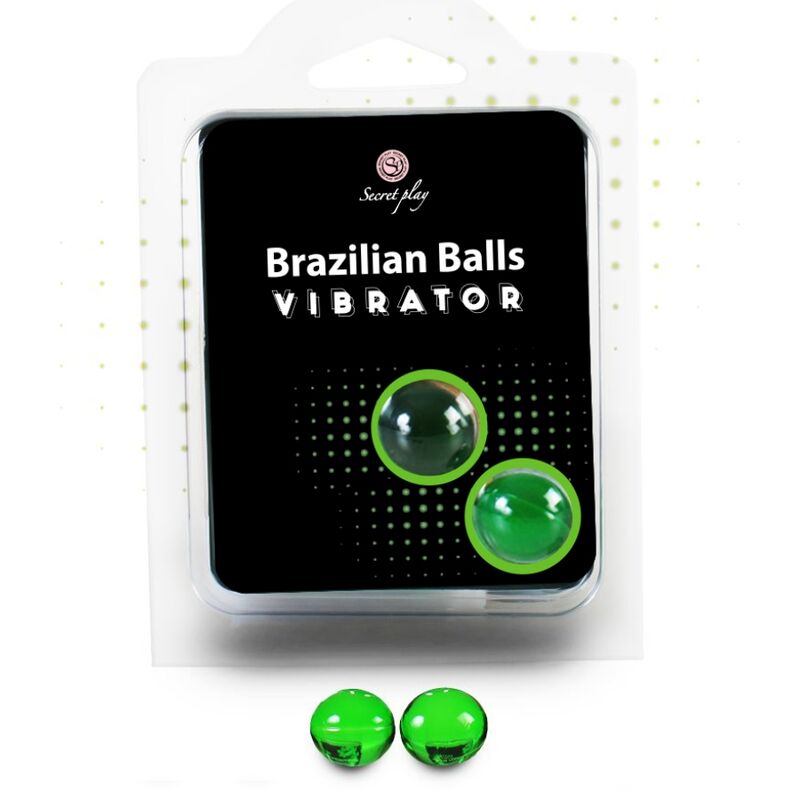 SECRETPLAY - CONJUNTO DE 2 BOLAS BRASILEIRAS SHOCK