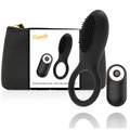 COQUETTE CHIC DESIRE - ANEL DE PENIS TELECOMANDADO RECARREGÁVEL PRETO/DOURADO