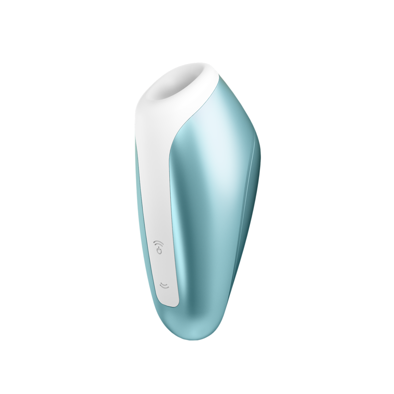 SATISFYER - LOVE BREEZE VIBRADOR DE SUCÇÃO AZUL-GELO