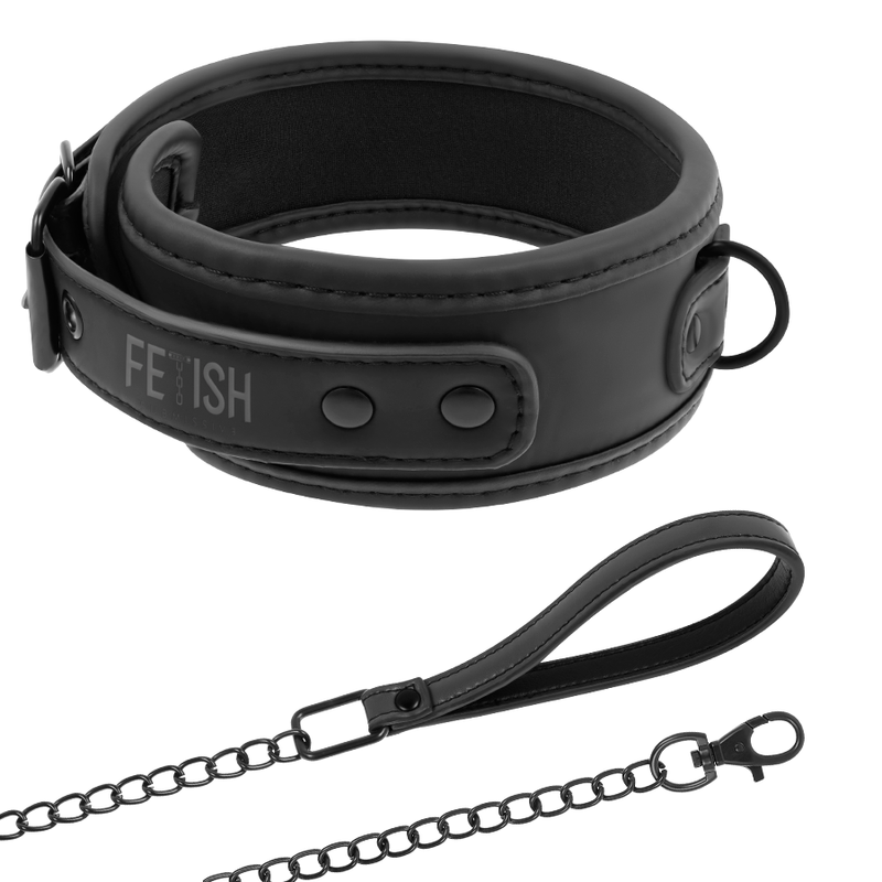 COLEIRA SUBMISSA FÉTICHE - FORRO DE CORRENTE EM NEOPRENE