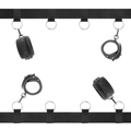FETISH SUBMISSIVE - CONJUNTO DE ALÇAS DE CAMA DE LUXO COM FORRO DE NEOPRENE