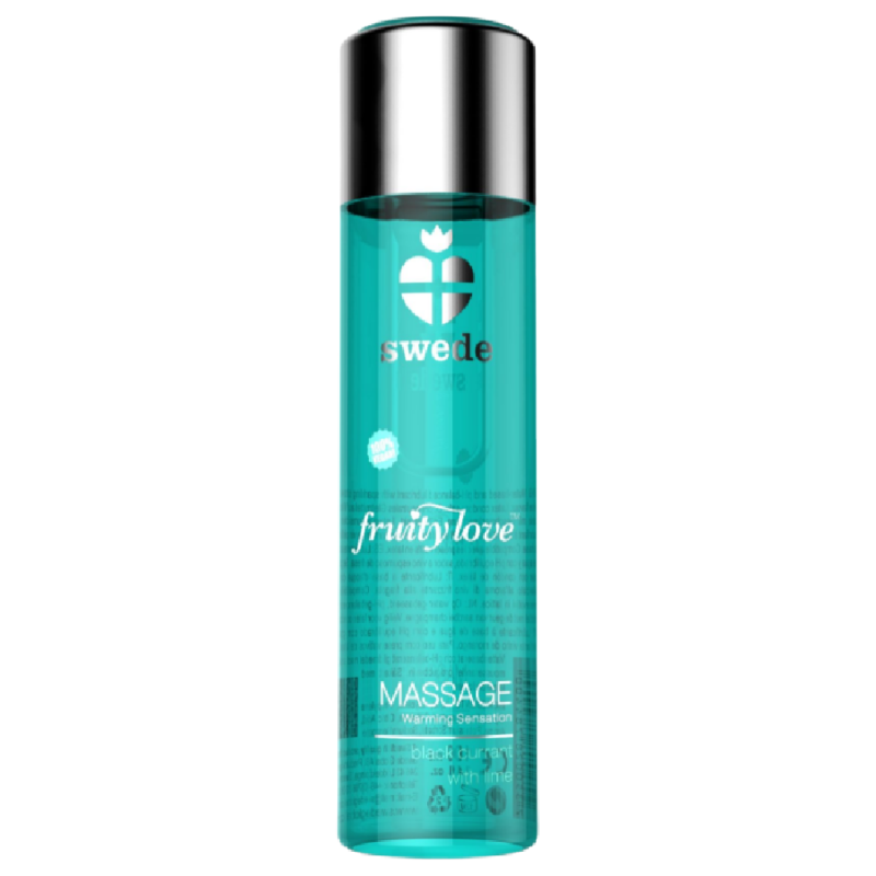 SWEDE - FRUITY LOVE ÓLEO DE MASSAGEM EFEITO AQUECEDOR CASSIS E LIMA 120 ML