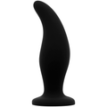 OHMAMA - PLUG ANAL EM SILICONE CURVO PONTO P 12 CM