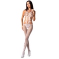 PAIXÃO - SENHORA BS084 BODYSTOCKING BRANCO TAMANHO ÚNICO