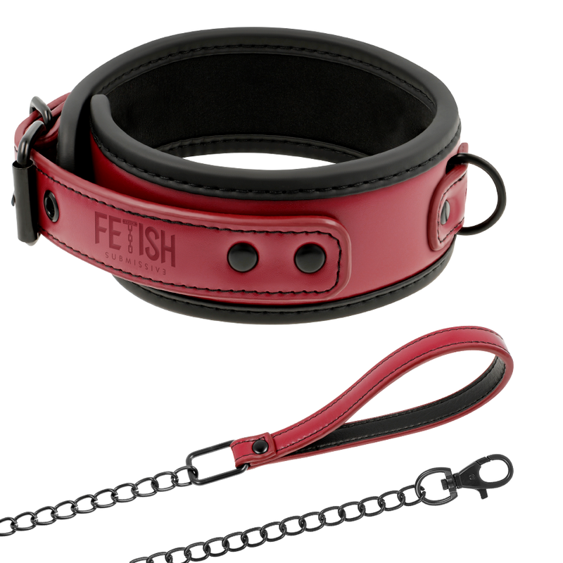 FETICHE SUBMISSO SALA ESCURA - COLARES DE CORRENTE COM FORRO DE NEOPRENE