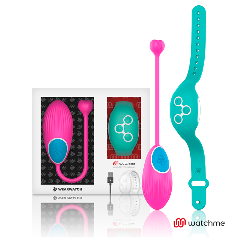 WEARWATCH - WATCHME TECHNOLOGIA CONTROLE REMOTO OVO FUCHSIA / ÁGUA DO MAR