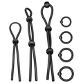ADDICTED TOYS - CONJUNTO DE PÊNIS DE SILICONE FLEXÍVEL DANNEAU DE 7 PEÇAS